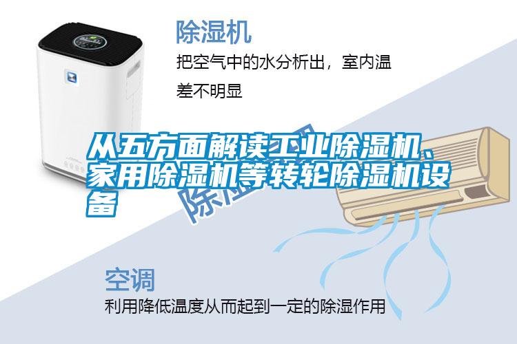 從五方面解讀工業除濕機、家用除濕機等轉輪除濕機設備