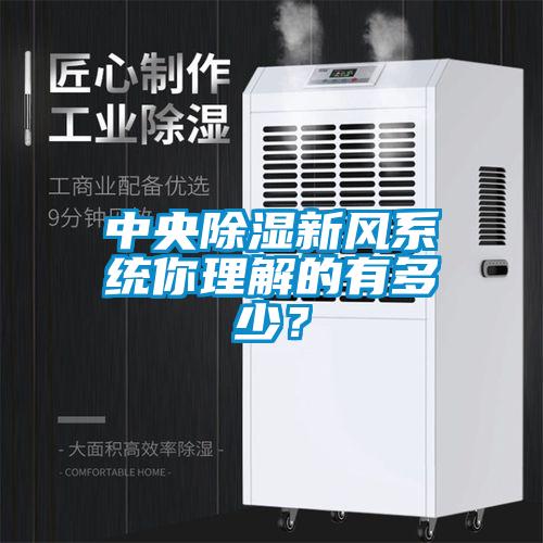 中央除濕新風系統(tǒng)你理解的有多少？