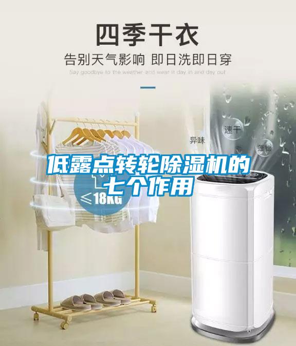 低露點(diǎn)轉(zhuǎn)輪除濕機(jī)的七個作用