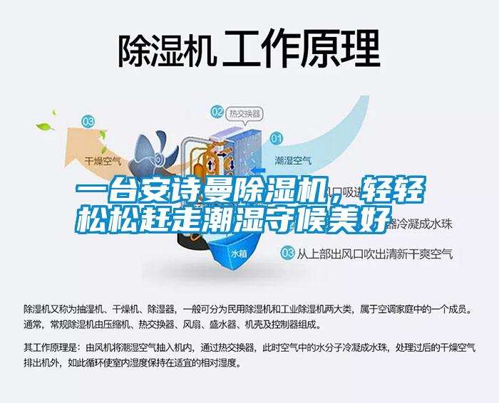 一臺安詩曼除濕機，輕輕松松趕走潮濕守候美好