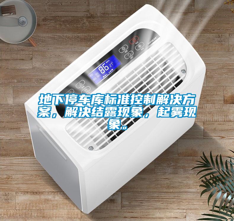 地下停車庫標準控制解決方案，解決結露現象，起霧現象。