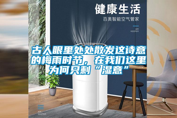 古人眼里處處散發(fā)這詩意的梅雨時(shí)節(jié)，在我們這里為何只剩“濕意”