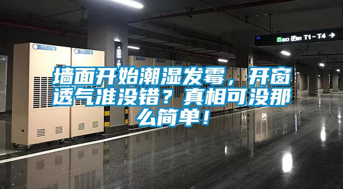 墻面開始潮濕發霉，開窗透氣準沒錯？真相可沒那么簡單！