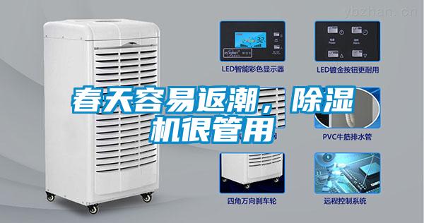 春天容易返潮，除濕機很管用