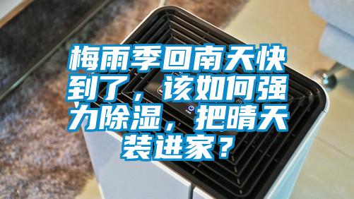 梅雨季回南天快到了，該如何強力除濕，把晴天裝進家？
