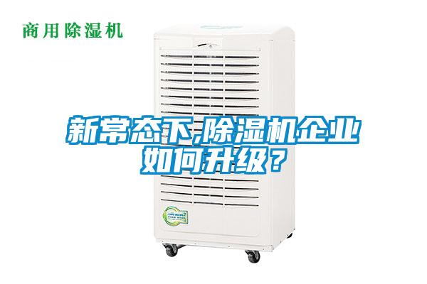 新常態下,除濕機企業如何升級？