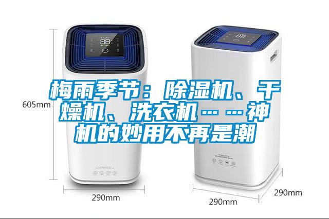 梅雨季節(jié)：除濕機、干燥機、洗衣機……神機的妙用不再是潮