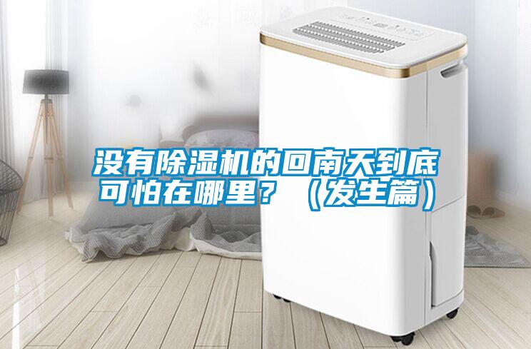 沒有除濕機的回南天到底可怕在哪里？（發(fā)生篇）