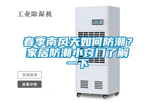 春季南風(fēng)天如何防潮？家居防潮小竅門(mén)了解一下
