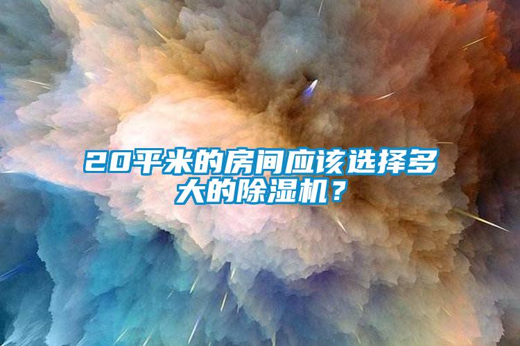 20平米的房間應(yīng)該選擇多大的除濕機？