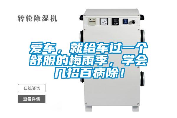 愛(ài)車，就給車過(guò)一個(gè)舒服的梅雨季，學(xué)會(huì)幾招百病除！