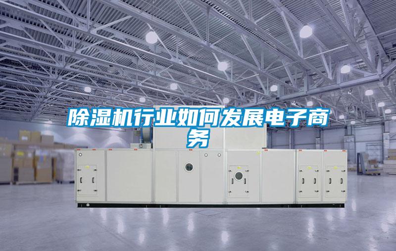 除濕機行業如何發展電子商務
