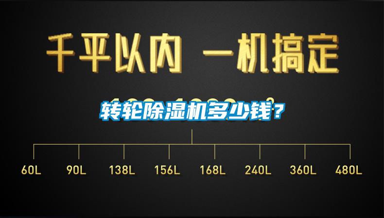轉輪除濕機多少錢？