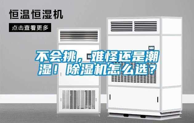 不會挑，難怪還是潮濕！除濕機(jī)怎么選？