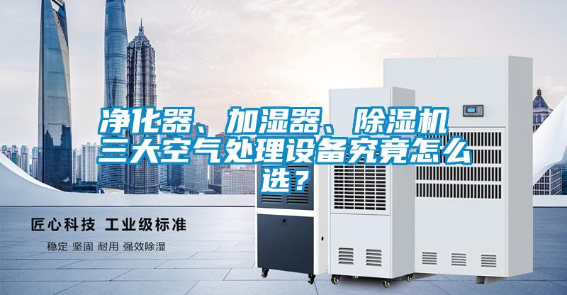 凈化器、加濕器、除濕機(jī) 三大空氣處理設(shè)備究竟怎么選？