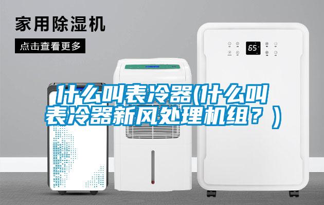 什么叫表冷器(什么叫表冷器新風(fēng)處理機(jī)組？)