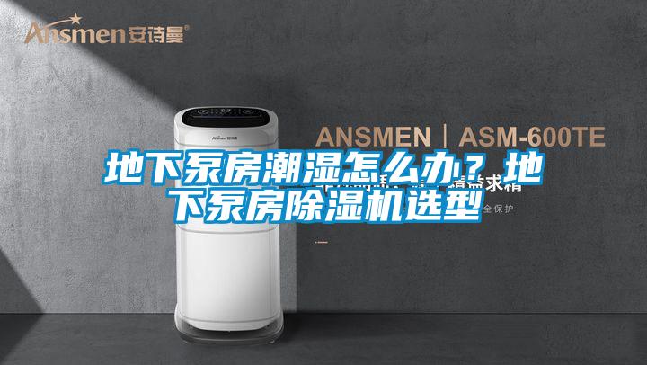 地下泵房潮濕怎么辦？地下泵房除濕機選型