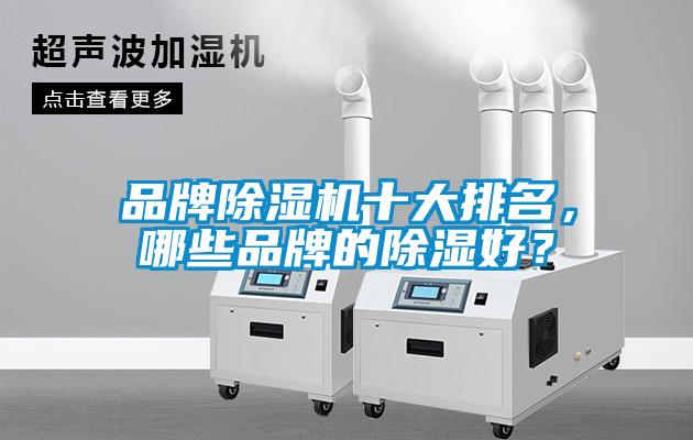 品牌除濕機十大排名，哪些品牌的除濕好？