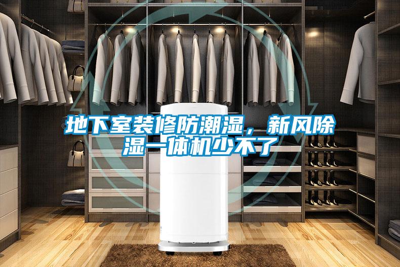 地下室裝修防潮濕，新風(fēng)除濕一體機(jī)少不了