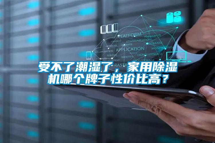 受不了潮濕了，家用除濕機哪個牌子性價比高？