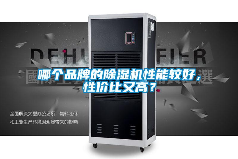 哪個品牌的除濕機性能較好，性價比又高？
