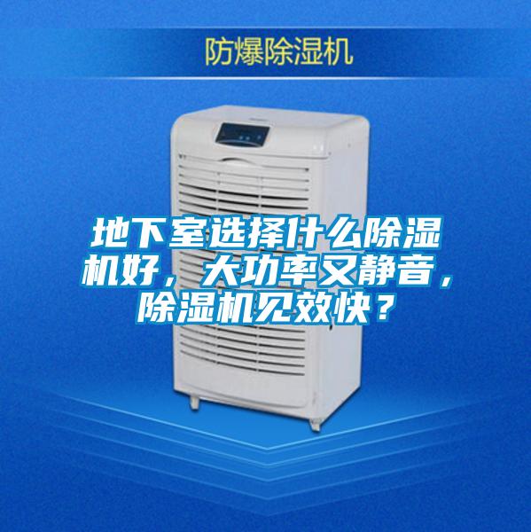 地下室選擇什么除濕機好，大功率又靜音，除濕機見效快？