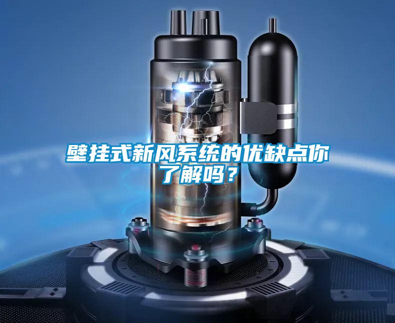 壁掛式新風系統(tǒng)的優(yōu)缺點你了解嗎？