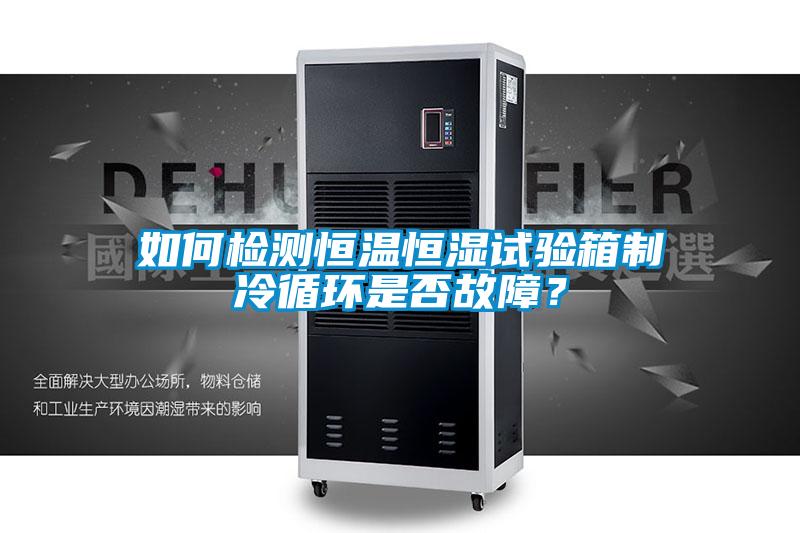 如何檢測恒溫恒濕試驗(yàn)箱制冷循環(huán)是否故障？