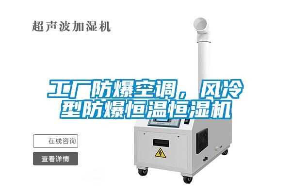 工廠防爆空調(diào)，風(fēng)冷型防爆恒溫恒濕機