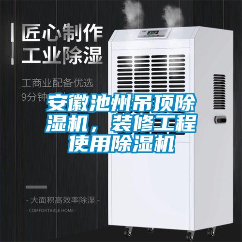 安徽池州吊頂除濕機，裝修工程使用除濕機