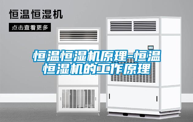 恒溫恒濕機(jī)原理-恒溫恒濕機(jī)的工作原理