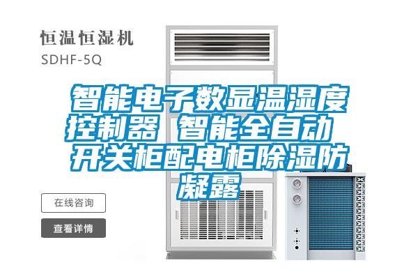 智能電子數(shù)顯溫濕度控制器 智能全自動 開關柜配電柜除濕防凝露