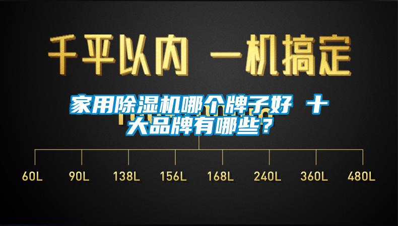 家用除濕機(jī)哪個(gè)牌子好 十大品牌有哪些？