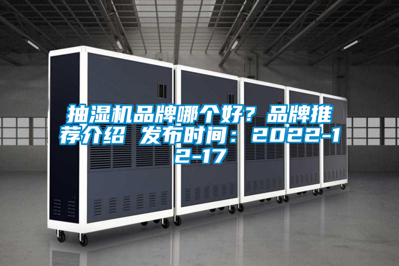 抽濕機品牌哪個好？品牌推薦介紹 發布時間：2022-12-17