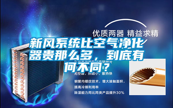 新風系統比空氣凈化器貴那么多，到底有何不同？