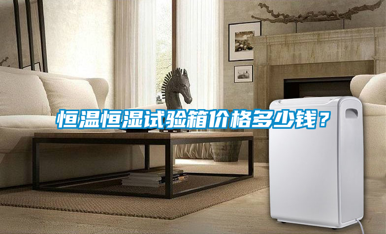 恒溫恒濕試驗箱價格多少錢？