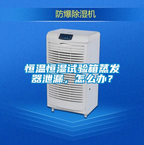恒溫恒濕試驗(yàn)箱蒸發(fā)器泄漏，怎么辦？