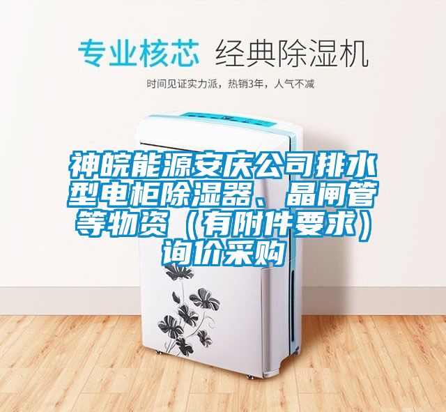 神皖能源安慶公司排水型電柜除濕器、晶閘管等物資（有附件要求）詢價采購