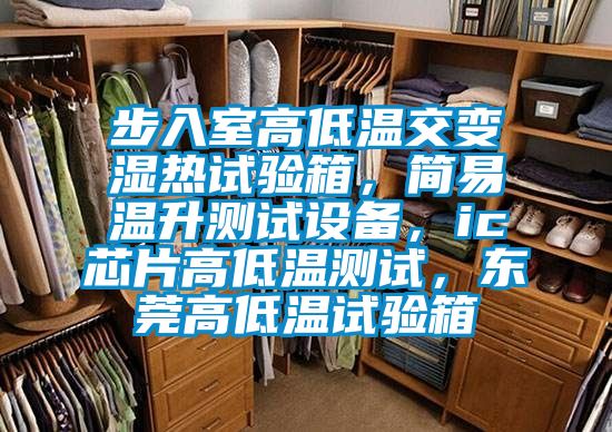 步入室高低溫交變濕熱試驗(yàn)箱，簡(jiǎn)易溫升測(cè)試設(shè)備，ic芯片高低溫測(cè)試，東莞高低溫試驗(yàn)箱