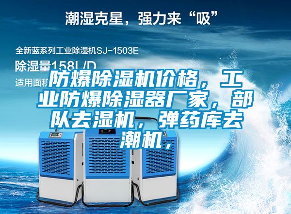 防爆除濕機價格，工業(yè)防爆除濕器廠家，部隊去濕機，彈藥庫去潮機，