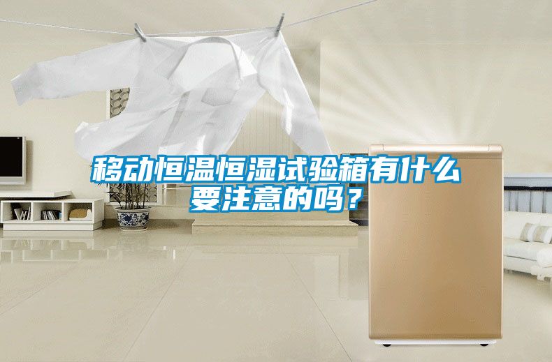 移動恒溫恒濕試驗箱有什么要注意的嗎？