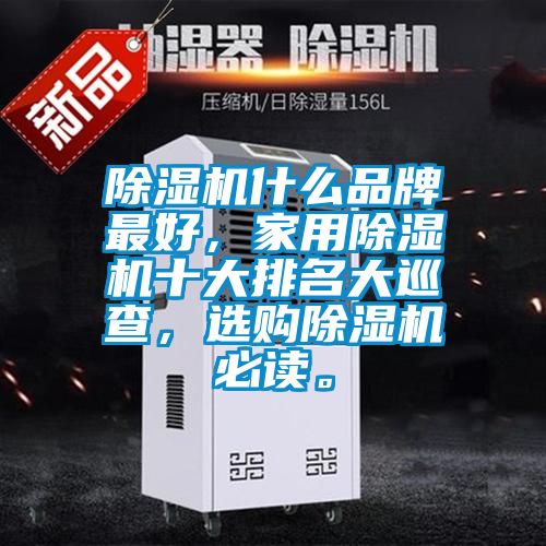 除濕機(jī)什么品牌最好，家用除濕機(jī)十大排名大巡查，選購(gòu)除濕機(jī)必讀。