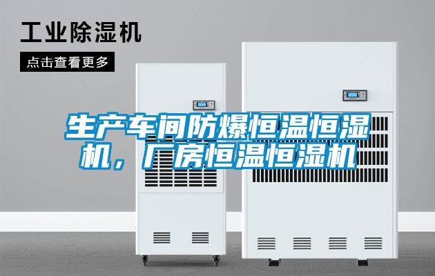 生產(chǎn)車間防爆恒溫恒濕機，廠房恒溫恒濕機