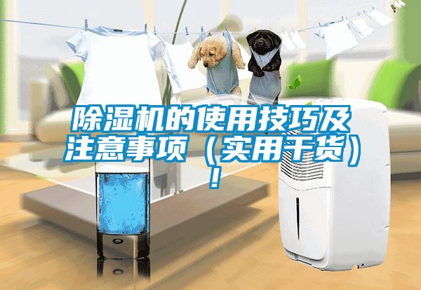 除濕機(jī)的使用技巧及注意事項（實用干貨）！