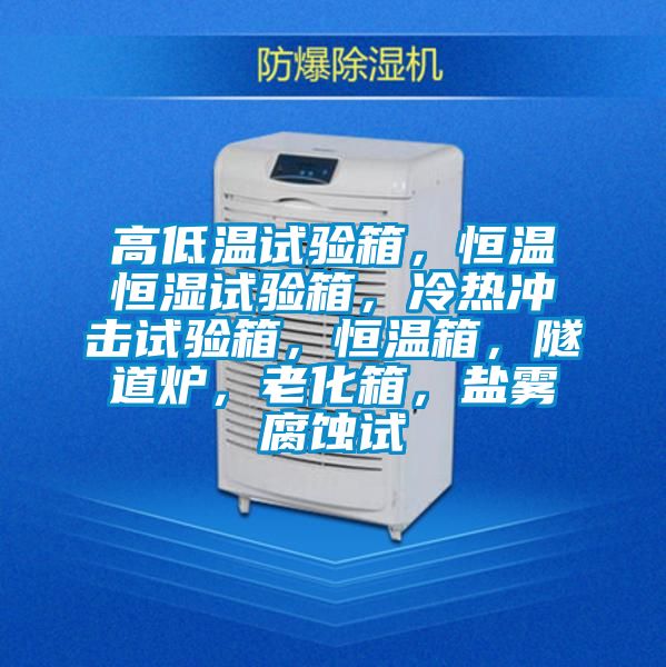 高低溫試驗箱，恒溫恒濕試驗箱，冷熱沖擊試驗箱，恒溫箱，隧道爐，老化箱，鹽霧腐蝕試