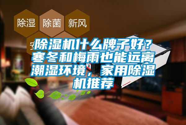 除濕機什么牌子好？寒冬和梅雨也能遠離潮濕環境，家用除濕機推薦