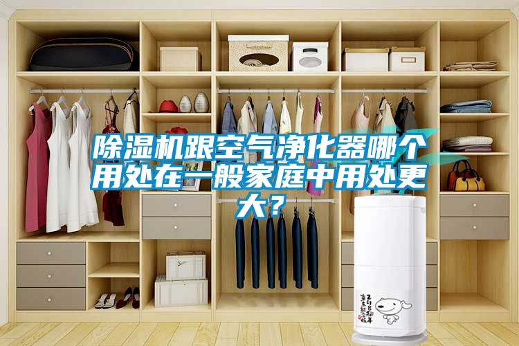 除濕機跟空氣凈化器哪個用處在一般家庭中用處更大？