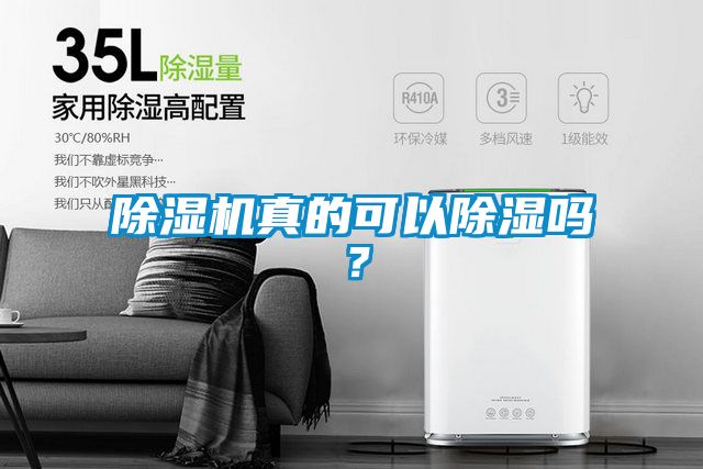 除濕機真的可以除濕嗎？