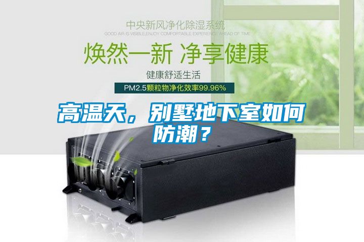 高溫天，別墅地下室如何防潮？