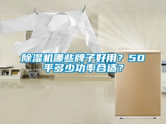 行業新聞除濕機哪些牌子好用？50平多少功率合適？